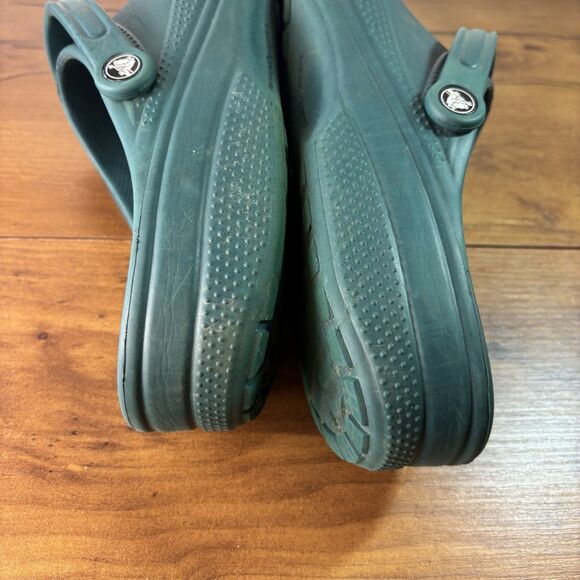 Crocs Classic Clog Shoes Mens Size 17 Green Slip On Casual Comfort Waterproof main image 5